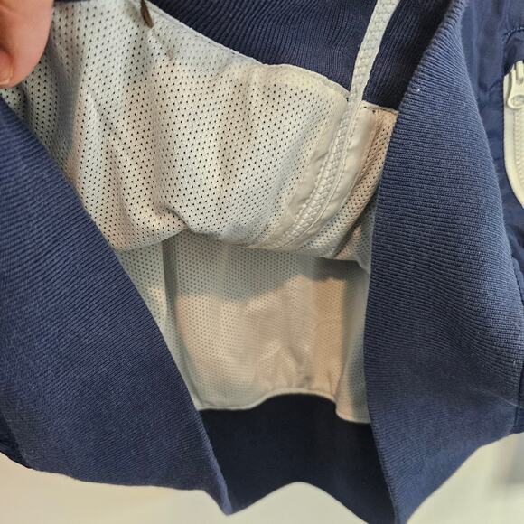 Nike Windrunner Full Zip Jacket Mens Small Red Blue Colorblock Retro Streetwear - Picture 8 of 12